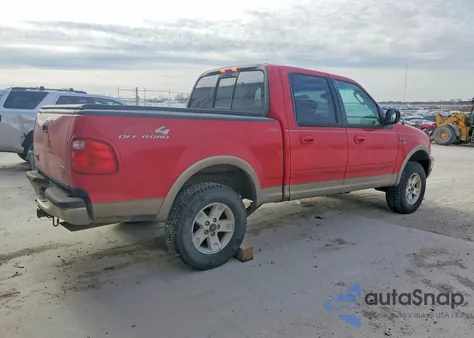 2002 Ford F150 Supercrew z USA, uszkodzony, nr VIN 1FTRW08L52KD61767